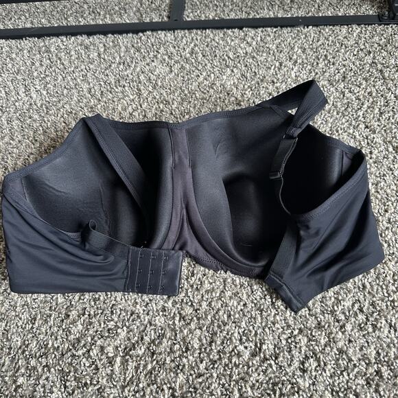 Panache Ultimate High Impact Sports Bra 38G Black Underwire J-Hook 5021 - Picture 5 of 6